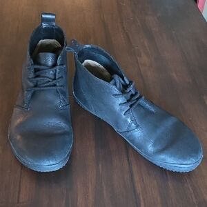 Vivo Barefoot Black Ankle Boots